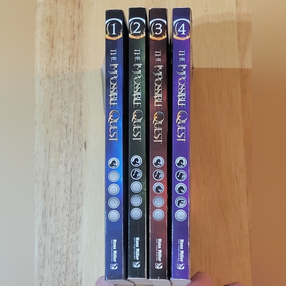 The Impossible Quest Series Books Lot of 4 PB books by Kate Forsyth #1-4 VG Cond - Picture 2 of 12